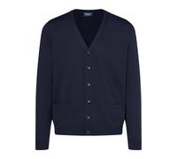 MAERZ Herren Strickjacke schwarz Wolle (Merinowolle) 580100-595 uni 56