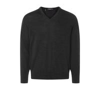 MAERZ Classic Fit Pullover anthrazit, Einfarbig