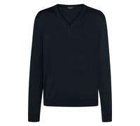 März Pullover, V-Ausschnitt, schwarz, Gr. 66