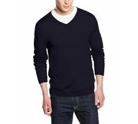 MAERZ Herren Pullover modern fit V-Ausschnitt 403800-399 Navy 56
