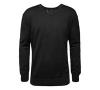 MAERZ Classic Fit Pullover schwarz, Einfarbig
