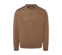 Strickpullover MAERZ MUENCHEN "Maerz Muenchen 490500 Strickpullover Herren Bekleidung", Herren, Gr. 58, braun, 100% Wolle, Rundhals, Pullover Strickpullover (86501529-58) braun