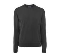 MAERZ Herren Pullover Rundhals Wolle (Merinowolle) 490500-591 anthrazit grau uni 54