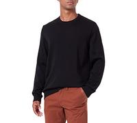 MAERZ Muenchen Herren Pullover 490500 Rundhals Merinowolle Schwarz Gr. 60