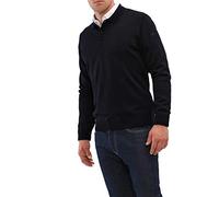 Maerz Muenchen Troyer Pullover Polokragen, Knopf 1/1 Arm 60 blau
