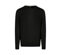 MAERZ Muenchen Strickpullover mit gerippten Abschlüssen in Black, Größe 50