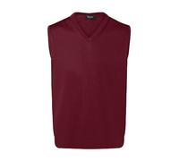 MAERZ Muenchen Pullunder aus Merinowolle in Bordeaux, Größe 60