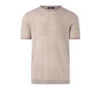 Maerz Herren Summer Merino Halbarm Uni Kurzer Pullover, Beach, 52