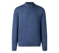 Strickpullover MAERZ MUENCHEN "Maerz Muenchen 491300 Strickpullover Herren Bekleidung", Herren, Gr. 48, blau, 100% Wolle, Rundhals, Pullover Strickpullover (36515020-48) blau