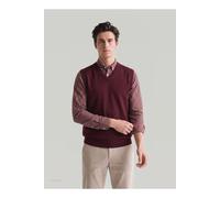 MAERZ Merino Superwash Regular Fit Pullunder Barolo Wine, Einfarbig
