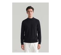 MAERZ Merino Superwash Regular Fit Rollkragenpullover schwarz, Einfarbig