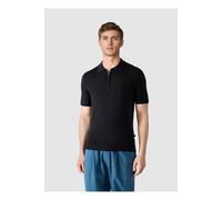 MAERZ Modern Fit Poloshirt Kurzarm dunkelblau