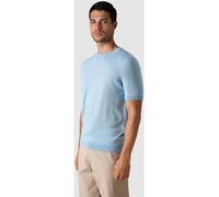 MAERZ Muenchen Strickshirt mit Rundhalsausschnitt in Aqua, Größe 58
