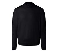 MAERZ Modern Fit Pullover dunkelblau, Einfarbig