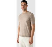 MAERZ Muenchen Strickshirt mit Rundhalsausschnitt in Beige, Größe 50
