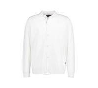 MAERZ Muenchen Cardigan Herren Regular Fit Baumwolle weiß, 50 (M)
