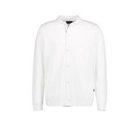 MAERZ Muenchen Cardigan Herren Regular Fit Baumwolle weiß, 56 (XXL)