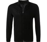 MAERZ Muenchen Cardigan Herren Regular Fit Merinowolle blau, 56 (XXL)