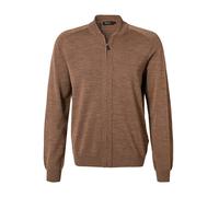 MAERZ Muenchen Cardigan Herren Regular Fit Merinowolle braun, 48 (S)