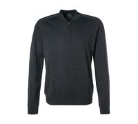 MAERZ Muenchen Cardigan Herren Regular Fit Merinowolle grau, 48 (S)
