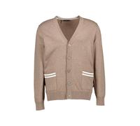 MAERZ Muenchen Cardigan Herren Regular Fit V-Ausschnitt beige, 50 (M)