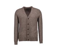 MAERZ Muenchen Cardigan Herren Regular Fit V-Ausschnitt braun, 52 (L)