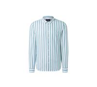 MAERZ Muenchen Freizeithemd Regular Fit mit Kentkragen Türkis Herren Größe 43/44