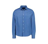 MAERZ Muenchen Hemd Herren Regular Fit Langarm Baumwolle blau, 40 (M)