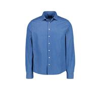 MAERZ Muenchen Hemd Herren Regular Fit Langarm Baumwolle blau, 41 (L)