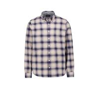 MAERZ Muenchen Hemd Herren Regular Fit Langarm Flanell blau, 41 (L)