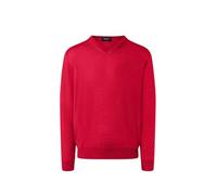 MAERZ Superwash Classic Fit Pullover Flash Red, Einfarbig