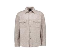MAERZ Muenchen Overshirt Herren Langarm Wolle-Seide beige, 50