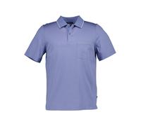 MAERZ Muenchen Polo-Shirt Herren Regular Fit Kurzarm Baumwolle blau, M