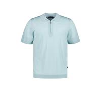 MAERZ Muenchen Polo-Shirt Herren Regular Fit Kurzarm Wolle blau, L