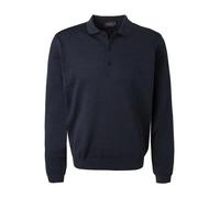 MAERZ Muenchen Pullover Herren Regular Fit Merinowolle blau, 50 (M)
