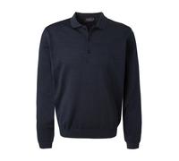 MAERZ Herren Pullover Wolle (Merinowolle) Polokragen 490700-399 Navy 58