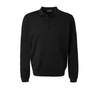 MAERZ Muenchen Pullover Herren Regular Fit,Regular Fit Langarm Merinowolle schwarz, 58 (3XL)