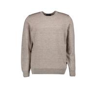 MAERZ Muenchen Pullover Herren Regular Fit Rundhals Merinowolle beige, 48 (S)