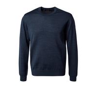 MAERZ Herren Pullover Rundhals Wolle (Merinowolle) 490500-399 blau uni 54