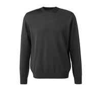MAERZ Herren Pullover Rundhals Wolle (Merinowolle) 490500-591 anthrazit grau uni 60