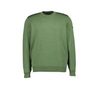 MAERZ Muenchen Pullover Herren Regular Fit Rundhals Merinowolle grün, 50 (M)