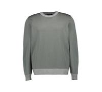MAERZ Muenchen Pullover Herren Regular Fit Rundhals Merinowolle grün, 54 (XL)