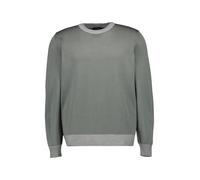 MAERZ Muenchen Pullover Herren Regular Fit Rundhals Merinowolle grün, 58 (3XL)
