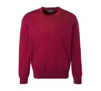 MAERZ Muenchen Regular Fit Strickpullover reiner Schurwolle in Bordeaux, Größe 60