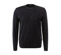 MAERZ Muenchen Pullover Herren Slim Fit Rundhals blau, 48 (S)