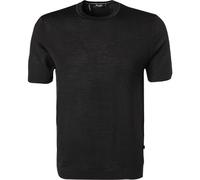 Maerz Herren Summer Merino Halbarm Uni Kurzer Pullover, Navy, 56