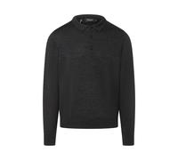 MAERZ Muenchen - Pullover Polokragen Knopf 1/1 Arm anthrazit - Gr. - 50