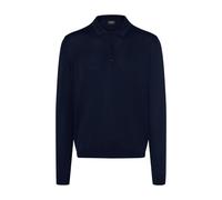 MAERZ Muenchen - Pullover Polokragen Knopf 1/1 Arm navy