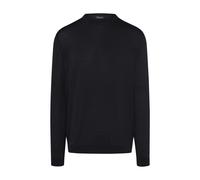 MAERZ Herren Pullover Rundhals Wolle (Merinowolle) 490500-595 schwarz uni 54