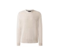 MAERZ Muenchen Strickpullover aus Schurwolle mit Strukturmuster in Offwhite, Größe 52